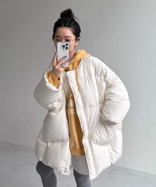 【セール】【選べるポケット】perfect silhouette down / パーフェクトシルエットダウン（ダウンジャケット/コート）｜wee9s（ウィークス）