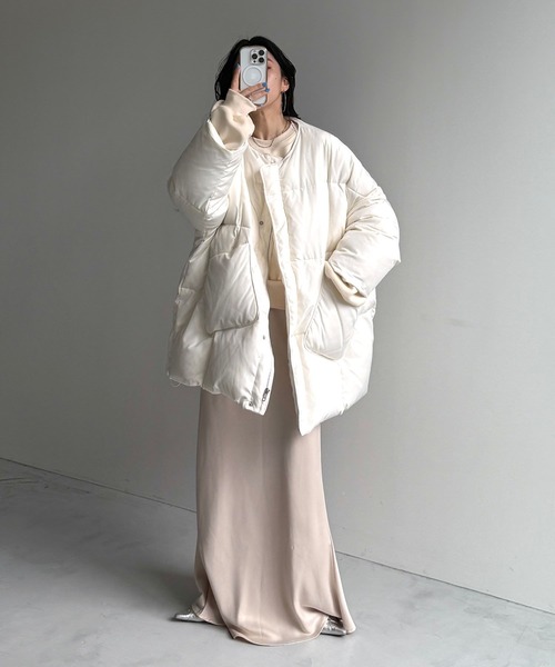 【セール】【選べるポケット】perfect silhouette down / パーフェクトシルエットダウン（ダウンジャケット/コート）｜wee9s（ウィークス）