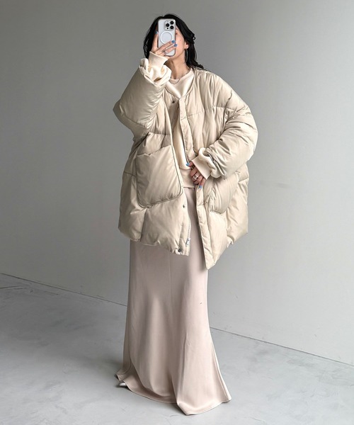 【セール】【選べるポケット】perfect silhouette down / パーフェクトシルエットダウン（ダウンジャケット/コート）｜wee9s（ウィークス）