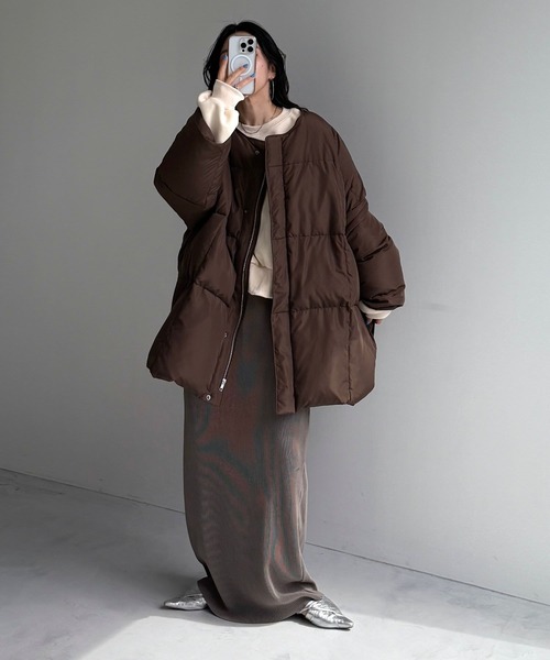 【セール】【選べるポケット】perfect silhouette down / パーフェクトシルエットダウン（ダウンジャケット/コート）｜wee9s（ウィークス）