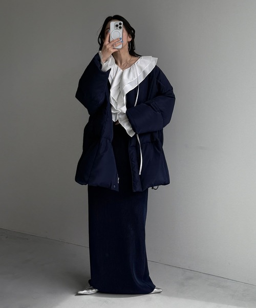 【セール】【選べるポケット】perfect silhouette down / パーフェクトシルエットダウン（ダウンジャケット/コート）｜wee9s（ウィークス）