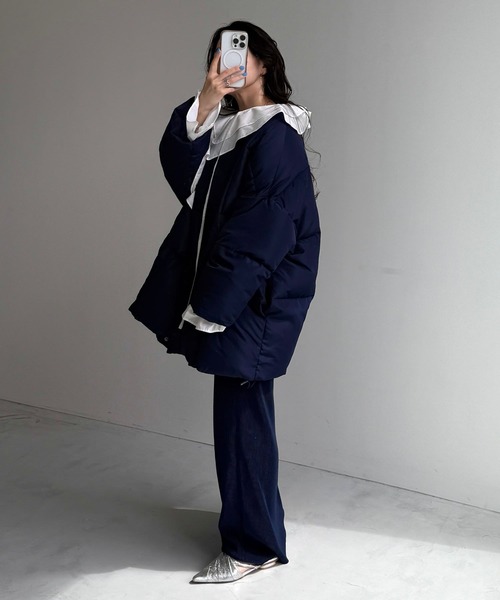 【セール】【選べるポケット】perfect silhouette down / パーフェクトシルエットダウン（ダウンジャケット/コート）｜wee9s（ウィークス）