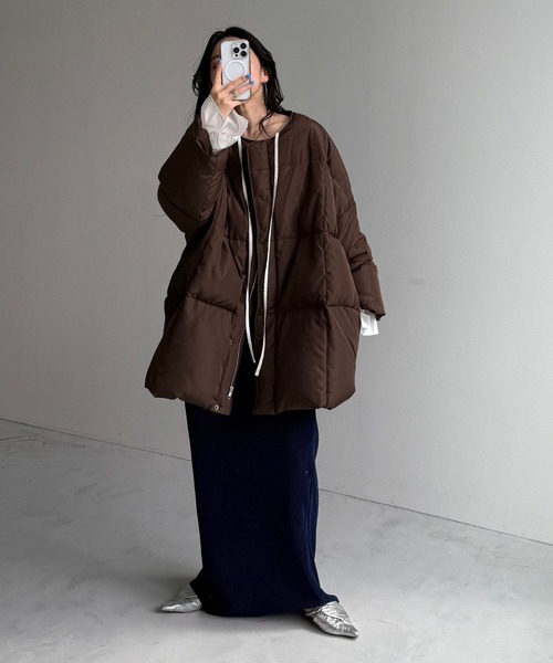 【セール】【選べるポケット】perfect silhouette down / パーフェクトシルエットダウン（ダウンジャケット/コート）｜wee9s（ウィークス）