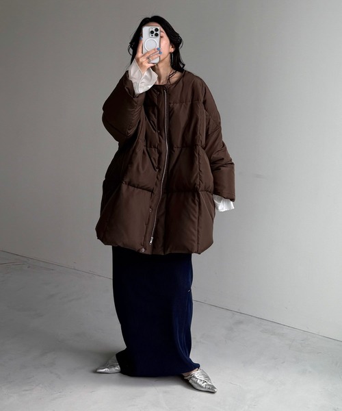 【セール】【選べるポケット】perfect silhouette down / パーフェクトシルエットダウン（ダウンジャケット/コート）｜wee9s（ウィークス）