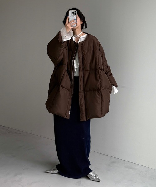 【セール】【選べるポケット】perfect silhouette down / パーフェクトシルエットダウン（ダウンジャケット/コート）｜wee9s（ウィークス）