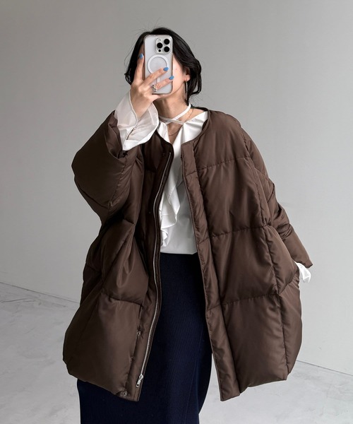 【セール】【選べるポケット】perfect silhouette down / パーフェクトシルエットダウン（ダウンジャケット/コート）｜wee9s（ウィークス）