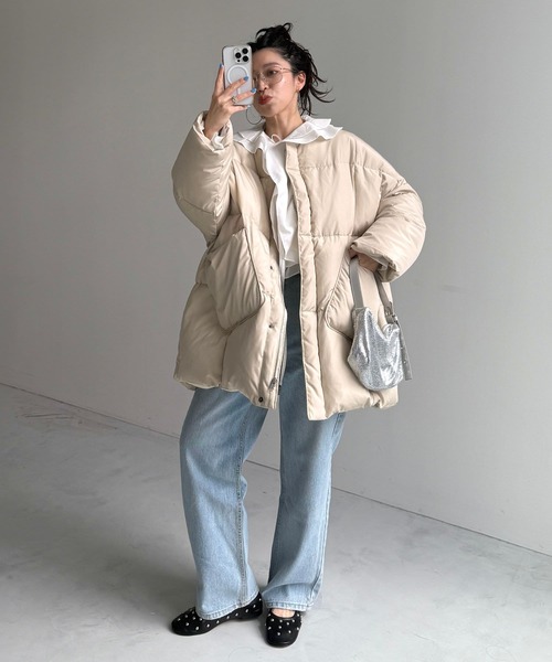 【セール】【選べるポケット】perfect silhouette down / パーフェクトシルエットダウン（ダウンジャケット/コート）｜wee9s（ウィークス）