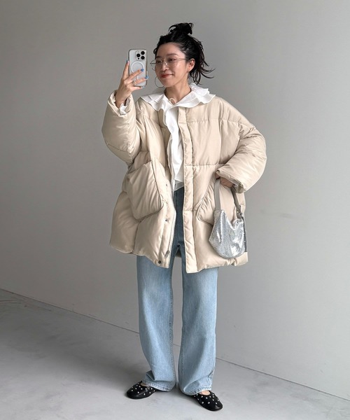 【セール】【選べるポケット】perfect silhouette down / パーフェクトシルエットダウン（ダウンジャケット/コート）｜wee9s（ウィークス）