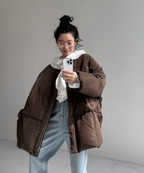 【セール】【選べるポケット】perfect silhouette down / パーフェクトシルエットダウン（ダウンジャケット/コート）｜wee9s（ウィークス）