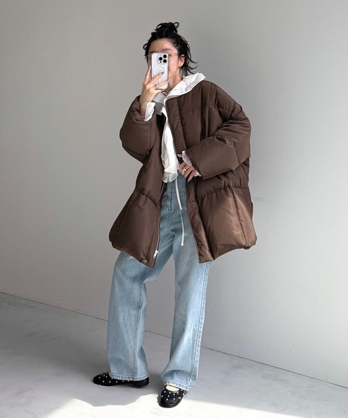 【セール】【選べるポケット】perfect silhouette down / パーフェクトシルエットダウン（ダウンジャケット/コート）｜wee9s（ウィークス）