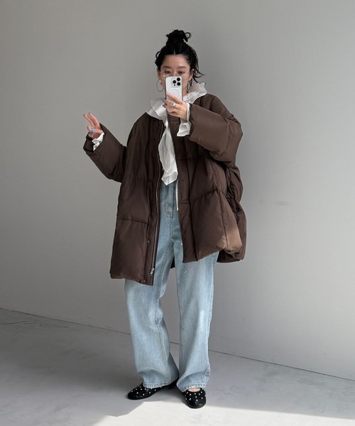 【セール】【選べるポケット】perfect silhouette down / パーフェクトシルエットダウン（ダウンジャケット/コート）｜wee9s（ウィークス）