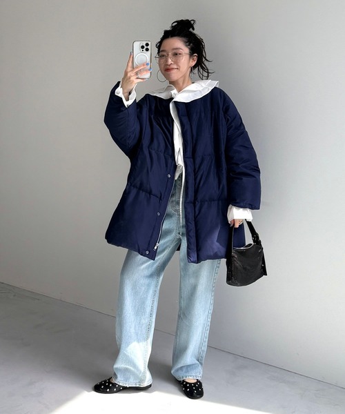 【セール】【選べるポケット】perfect silhouette down / パーフェクトシルエットダウン（ダウンジャケット/コート）｜wee9s（ウィークス）