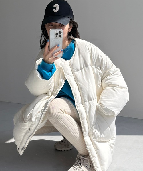 【セール】【選べるポケット】perfect silhouette down / パーフェクトシルエットダウン（ダウンジャケット/コート）｜wee9s（ウィークス）