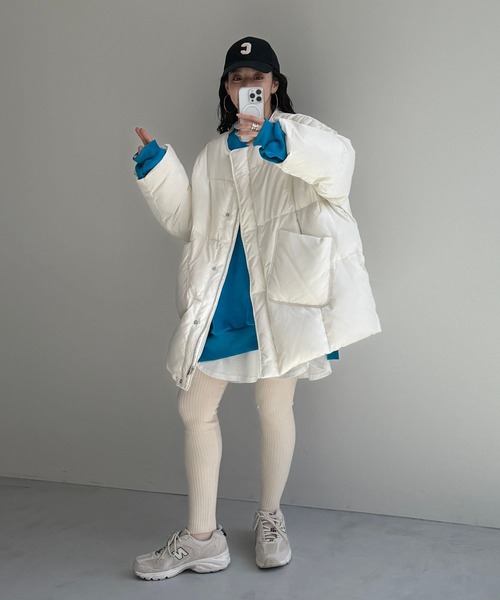 【セール】【選べるポケット】perfect silhouette down / パーフェクトシルエットダウン（ダウンジャケット/コート）｜wee9s（ウィークス）