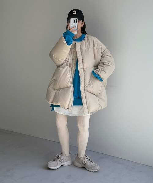 【セール】【選べるポケット】perfect silhouette down / パーフェクトシルエットダウン（ダウンジャケット/コート）｜wee9s（ウィークス）