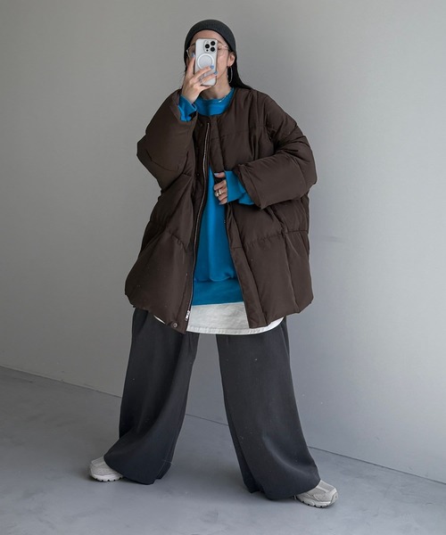 【セール】【選べるポケット】perfect silhouette down / パーフェクトシルエットダウン（ダウンジャケット/コート）｜wee9s（ウィークス）