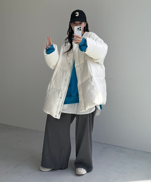 【セール】【選べるポケット】perfect silhouette down / パーフェクトシルエットダウン（ダウンジャケット/コート）｜wee9s（ウィークス）