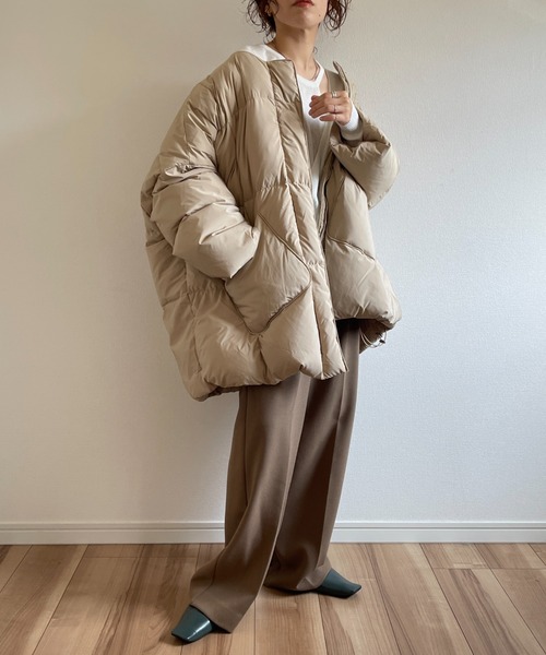 【セール】【選べるポケット】perfect silhouette down / パーフェクトシルエットダウン（ダウンジャケット/コート）｜wee9s（ウィークス）