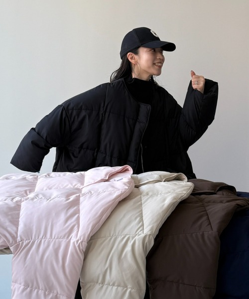 【セール】【選べるポケット】perfect silhouette down / パーフェクトシルエットダウン（ダウンジャケット/コート）｜wee9s（ウィークス）