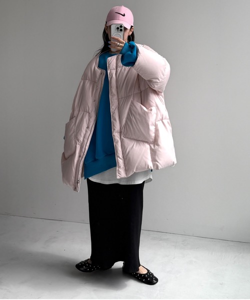 wee9s（ウィークス）の「【選べるポケット】perfect silhouette down