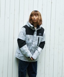 OUTDOOR PRODUCTS（アウトドアプロダクツ）の「【OUTDOOR PRODUCTS/アウトドアプロダクツ】撥水防風ストレッチ耐水圧10000mm切替中綿フードジャケット（ブルゾン）」