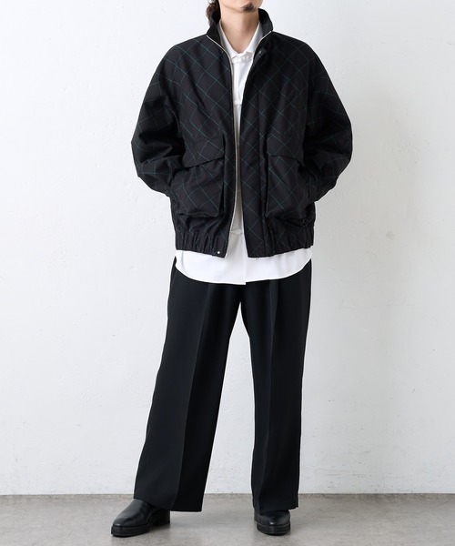 Lui's（ルイス）の「バイアスウインドペンブルゾン（ブルゾン・メンズ・ブラック/パープル・SMALL/MEDIUM）」の11枚目の写真