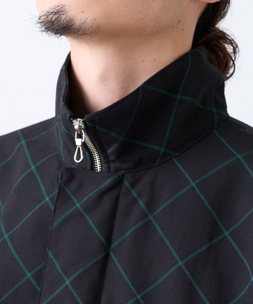 Lui's（ルイス）の「バイアスウインドペンブルゾン（ブルゾン・メンズ・ブラック/パープル・SMALL/MEDIUM）」の8枚目の写真