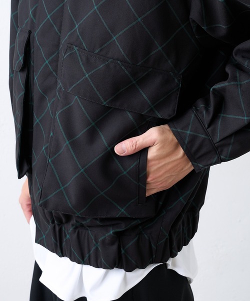 Lui's（ルイス）の「バイアスウインドペンブルゾン（ブルゾン・メンズ・ブラック/パープル・SMALL/MEDIUM）」の13枚目の写真