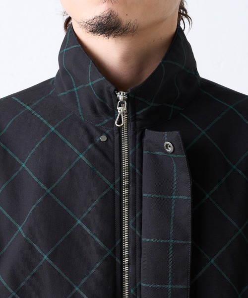 Lui's（ルイス）の「バイアスウインドペンブルゾン（ブルゾン・メンズ・ブラック/パープル・SMALL/MEDIUM）」の6枚目の写真