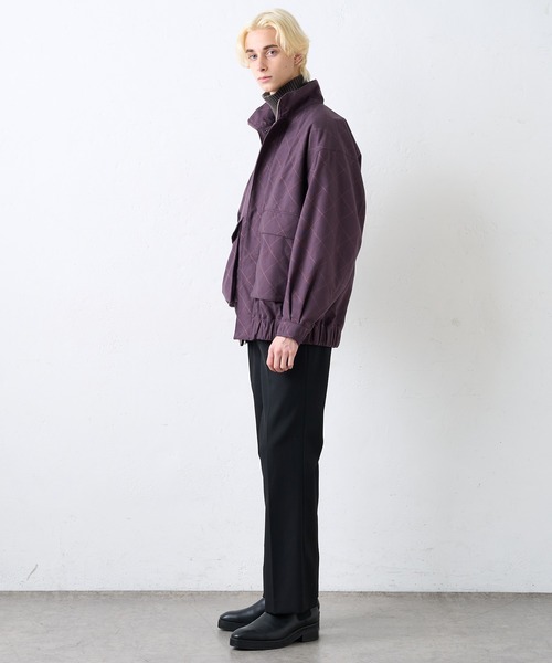 Lui's（ルイス）の「バイアスウインドペンブルゾン（ブルゾン・メンズ・ブラック/パープル・SMALL/MEDIUM）」の12枚目の写真