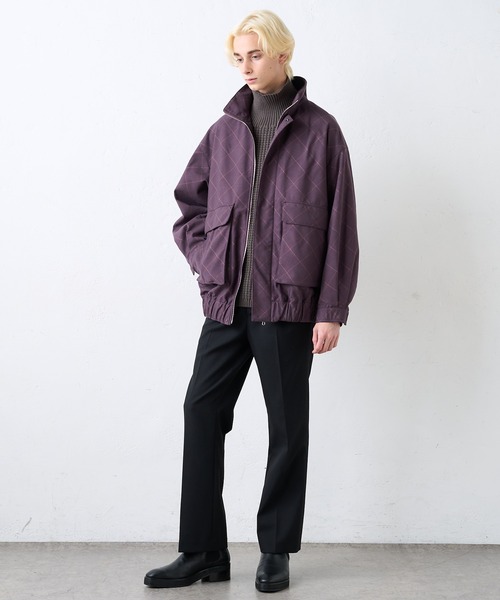 Lui's（ルイス）の「バイアスウインドペンブルゾン（ブルゾン・メンズ・ブラック/パープル・SMALL/MEDIUM）」の17枚目の写真
