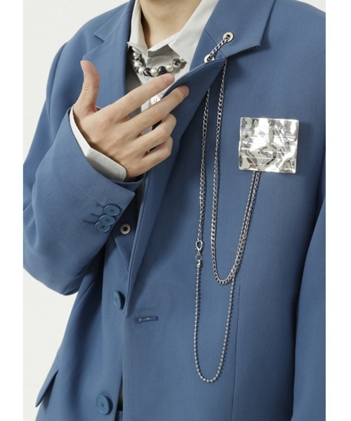 WESTBOY（ウエストボーイ）の「【WB ORIGINALS】2 Button Single Tailored Jacket WO21W2OT09（テーラードジャケット・メンズ・ブルー/ブラック/カーキ・M/L/XL）」の7枚目の写真