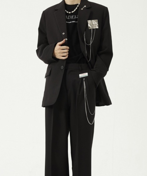 WESTBOY（ウエストボーイ）の「【WB ORIGINALS】2 Button Single Tailored Jacket WO21W2OT09（テーラードジャケット・メンズ・ブルー/ブラック/カーキ・M/L/XL）」の14枚目の写真
