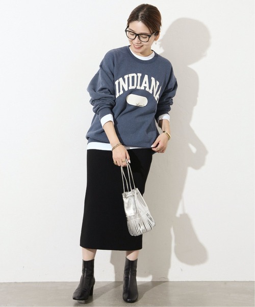 Odub（オーダブ）の「《別注》【Odub/オーダブ】 INDIANA SWEAT：スウェット◆（スウェット・レディース・ネイビー/グリーン・FREE）」の22枚目の写真