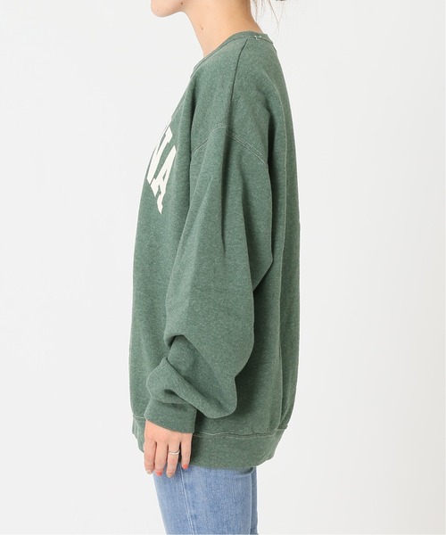 Odub（オーダブ）の「《別注》【Odub/オーダブ】 INDIANA SWEAT：スウェット◆（スウェット・レディース・ネイビー/グリーン・FREE）」の13枚目の写真