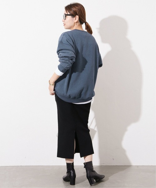 Odub（オーダブ）の「《別注》【Odub/オーダブ】 INDIANA SWEAT：スウェット◆（スウェット・レディース・ネイビー/グリーン・FREE）」の21枚目の写真