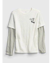 GAP | 2-In-1 グラフィックtシャツ (キッズ)(Tシャツ/カットソー)