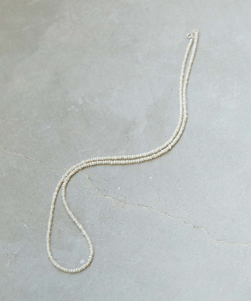 note et silence （ノートエシロンス）の「.淡水パールロングネックレス（70cm）（ネックレス・レディース・ホワイト・FREE）」の9枚目の写真