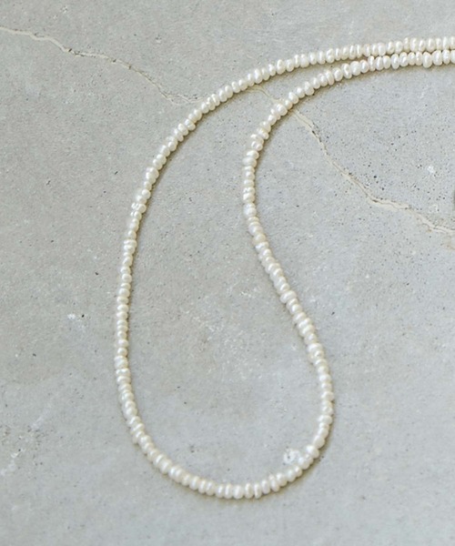 note et silence （ノートエシロンス）の「.淡水パールロングネックレス（70cm）（ネックレス・レディース・ホワイト・FREE）」の10枚目の写真