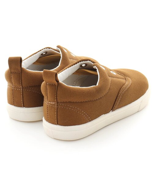 Ampersand（アンパサンド）の「/撥水キャンバススニーカー(トドラーサイズ)（スニーカー・キッズ・カーキ/イエロー/レッド/ベージュ/チャコール/キャメル・22/20/17/18/21/19/16）」の11枚目の写真