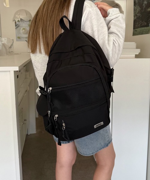 セール】リュックサック 大容量 黒 通学 韓国 高校生 大学生 トラベル