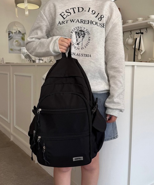 ykyukoページ　大きなリュック　タンバリンdopブラック ykyuko様専用ページ 大きなリュック タンバリンdopブラック