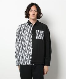 UP START | 総柄切替オーバーシャツ(シャツ/ブラウス)
