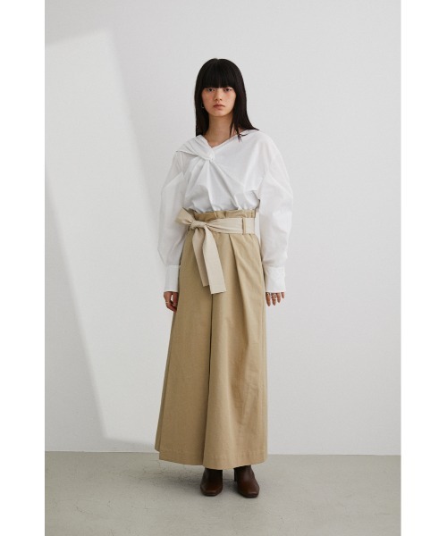 STYLEMIXER(スタイルミキサー)の「ツイストネックブラウス(シャツ/ブラウス・レディース・ホワイト/ブラック/ベージュ・ONESIZE)」の10枚目の写真
