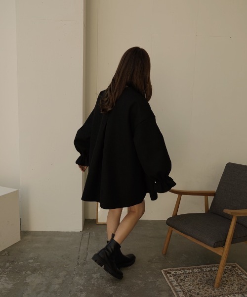 【moi tytto】キャンディースリーブAラインコート　SIZEF moi tytto（モイテュット）の「キャンディースリーブAライン