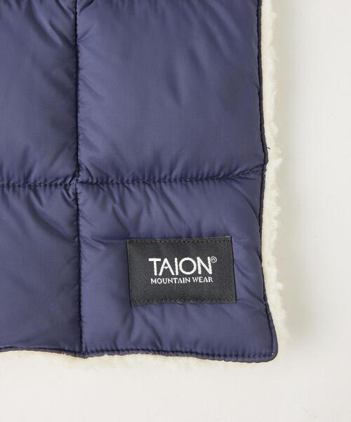 TAION(タイオン)の「【WEB限定】<TAION(タイオン)>マウンテンダウン ボア マフラー(マフラー・メンズ・ブラック/ネイビー/オリーブ・FREE)」の7枚目の写真