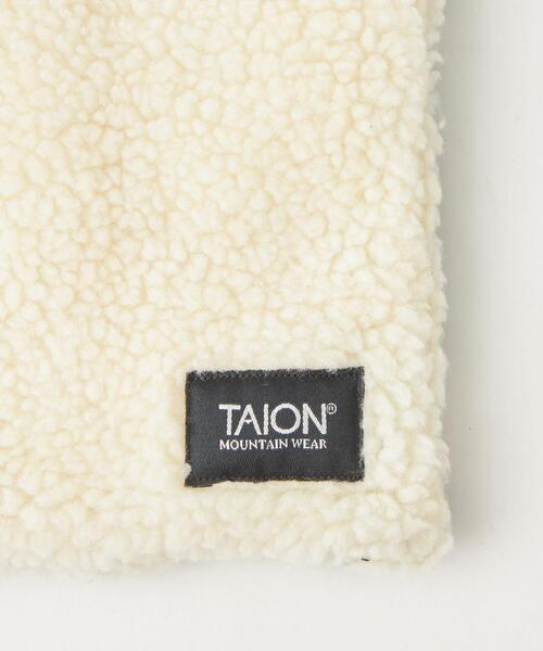 TAION(タイオン)の「【WEB限定】<TAION(タイオン)>マウンテンダウン ボア マフラー(マフラー・メンズ・ブラック/ネイビー/オリーブ・FREE)」の6枚目の写真