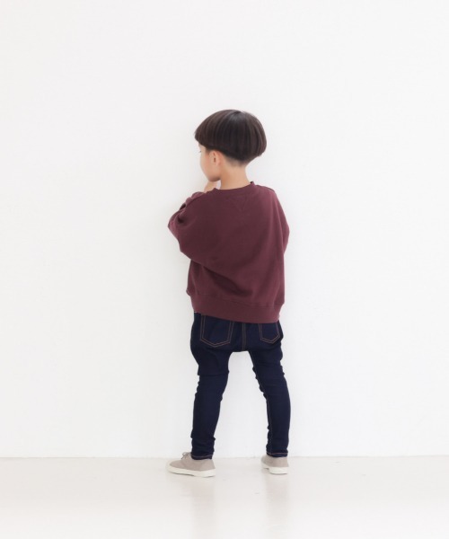 LOWRYS FARM(ローリーズファーム)の「USAウラケプルオーバーLS 227840(Tシャツ/カットソー・キッズ・ブラック/ブラウン/グリーン・110cm/120cm/130cm/140cm/150cm)」の6枚目の写真