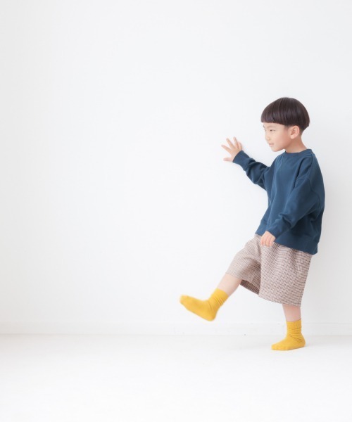 LOWRYS FARM(ローリーズファーム)の「USAウラケプルオーバーLS 227840(Tシャツ/カットソー・キッズ・ブラック/ブラウン/グリーン・110cm/120cm/130cm/140cm/150cm)」の9枚目の写真
