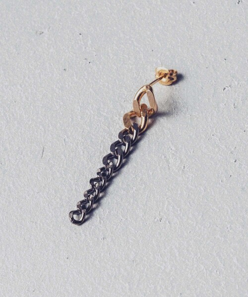 and cloud（アンドクラウド）の「Gradation Pierce M / Single（ピアス（片耳用）・レディース・シルバー/シルバー系その他/イエローゴールド/ゴールド系その他・FREE）」の6枚目の写真